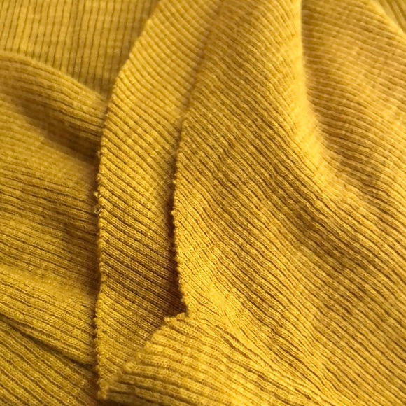 Aerie Chartreuse Fitted Long Sleeve Tee - Picture 4 of 6